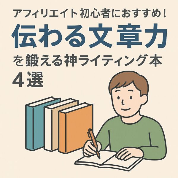 アフィリエイト初心者に読んでほしい「稼ぐ文章力」が身につく本4選
